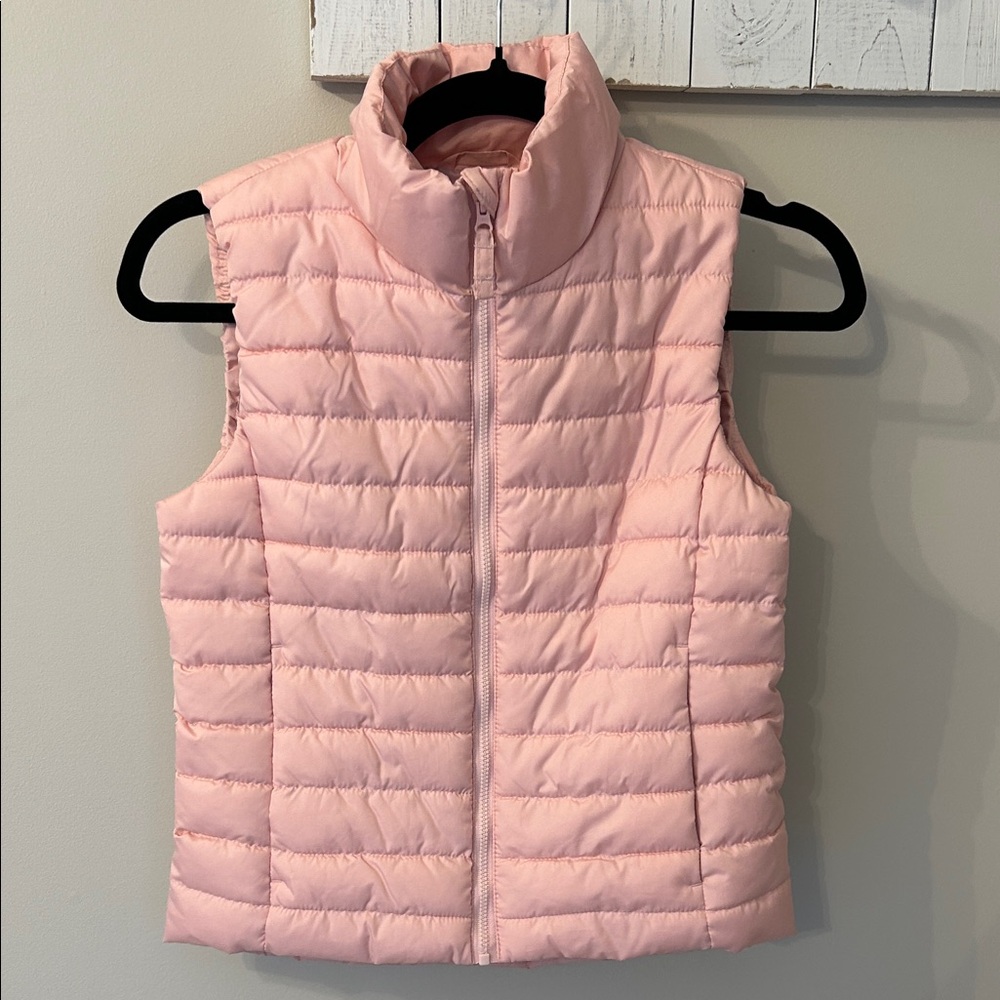 Old Navy Light Pink Puffer Vest